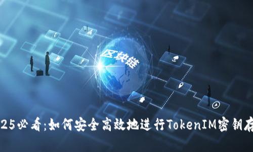 2025必看：如何安全高效地进行TokenIM密钥存储